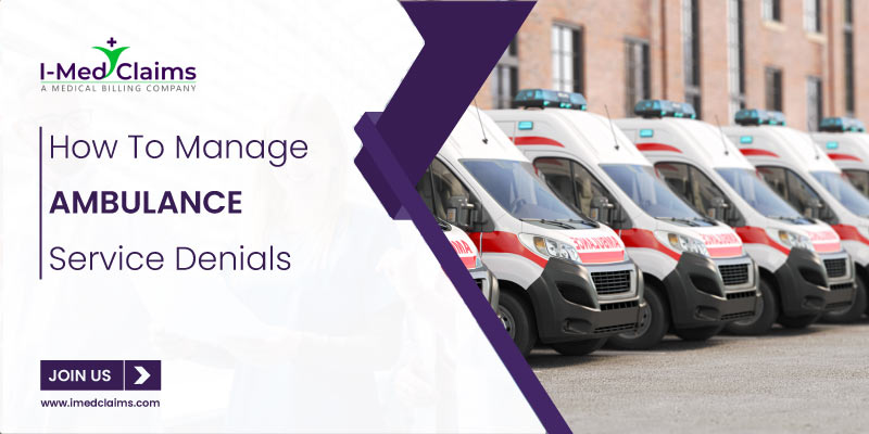manage ambulance claim denials